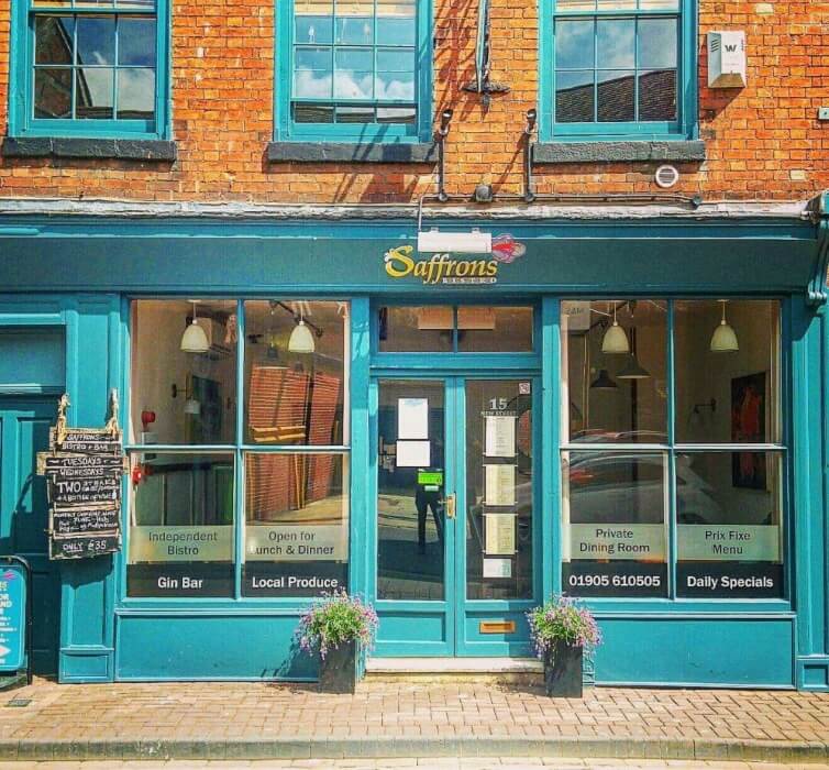 Saffrons Bistro Worcester Sugarvine, The Nation's Local Dining Guide